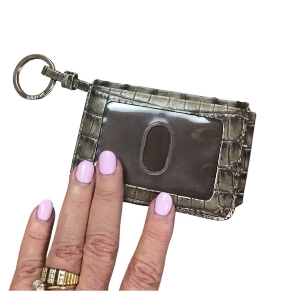 Brahmin Handbags - Brahmin Mini Key Brown Collodi Melbourne Genuine Leather Bi Fold Mini Wallet ID